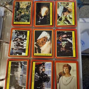 Return Of The Jedi Trading Cards